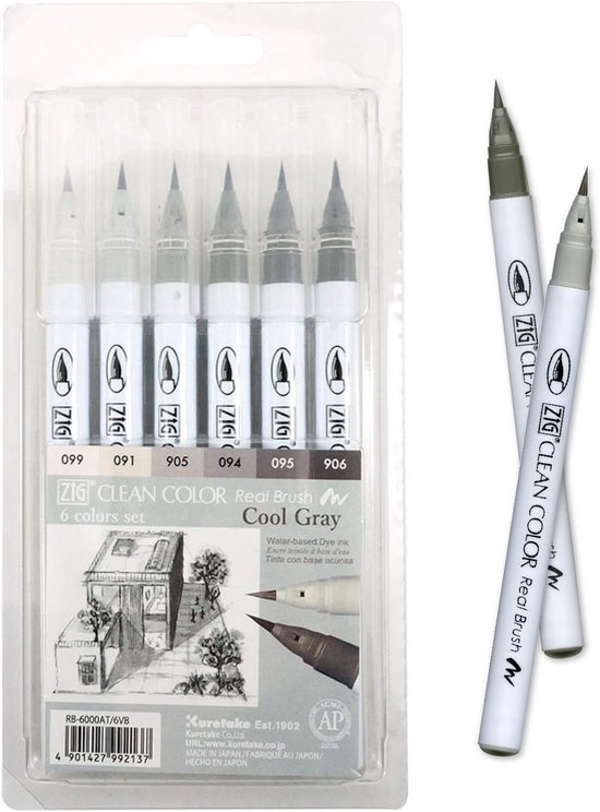 8 Navulbare Aquarelpennen – Perfect Voor Nat-in-nat Techniek, Reizen En Schetsen!