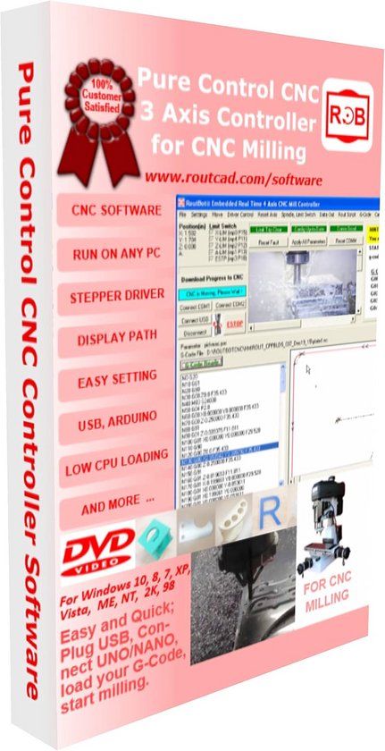 4 Axis Stepper Motor Controller for CNC Milling with G-Code Translator ...
