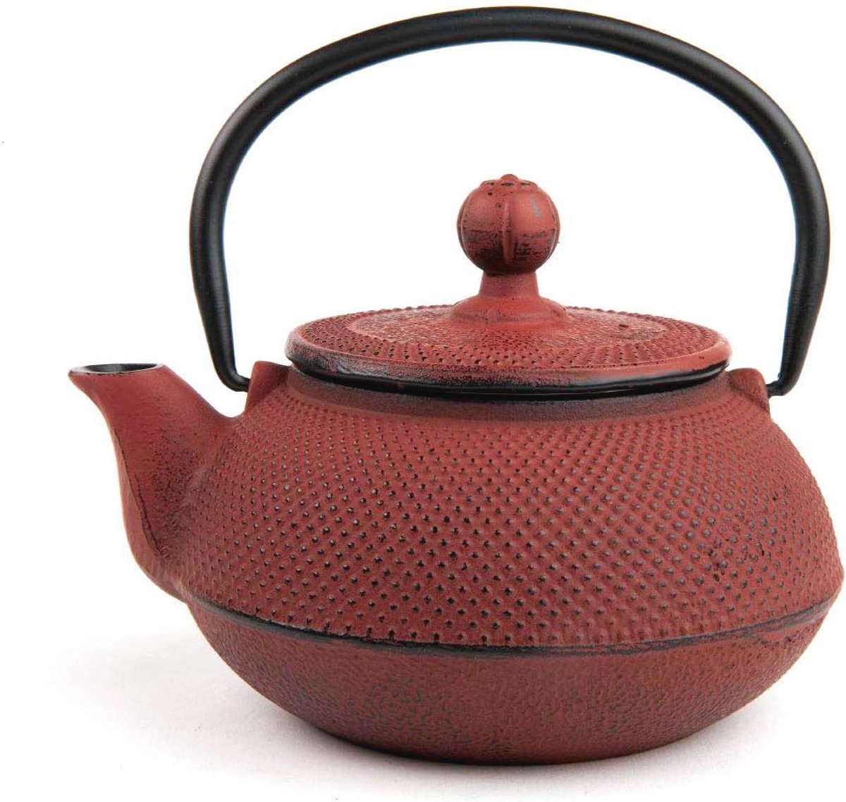 Cast Iron Teapot 0.30L - Red Enameled