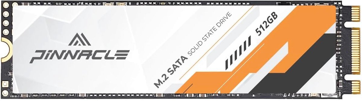 512 GB 3D NAND SATA III SSD M.2 2280 Leessnelheid tot 550 MB/s SLC-cache voor PC en Laptop