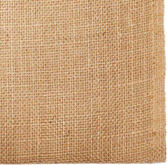 JOIKIT 20 cm x 10 m natuurlijke Hessische rol, Hessische stoffen rol, geweven jute jute tafelloper voor kunst, ambachten, decoratieve collages
