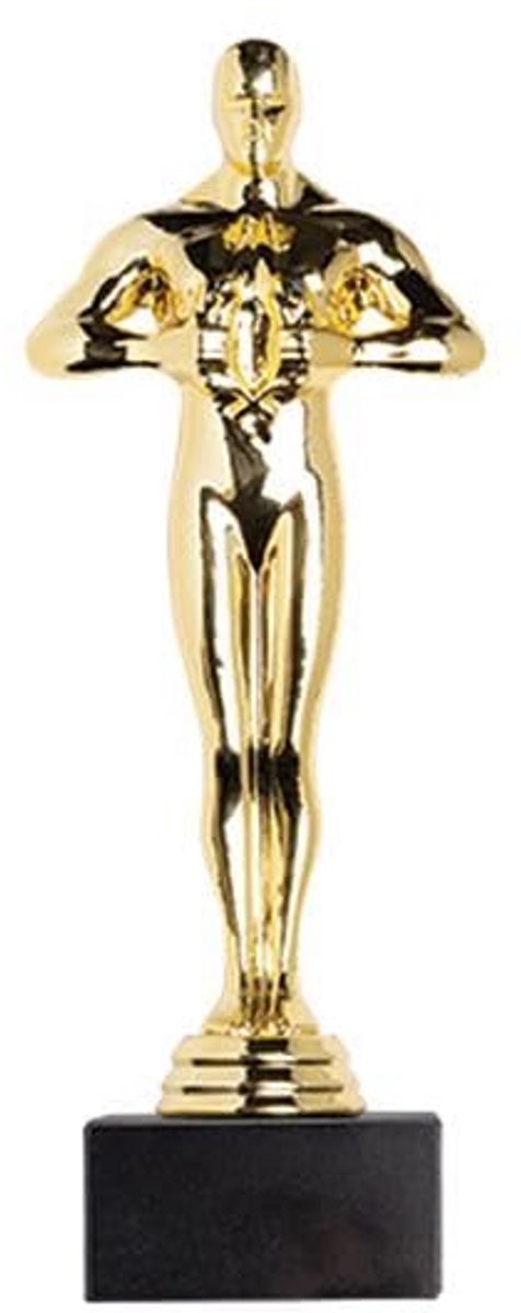 Gouden Trofee met Marmeren Basis - Origineel en Persoonlijk Cadeau