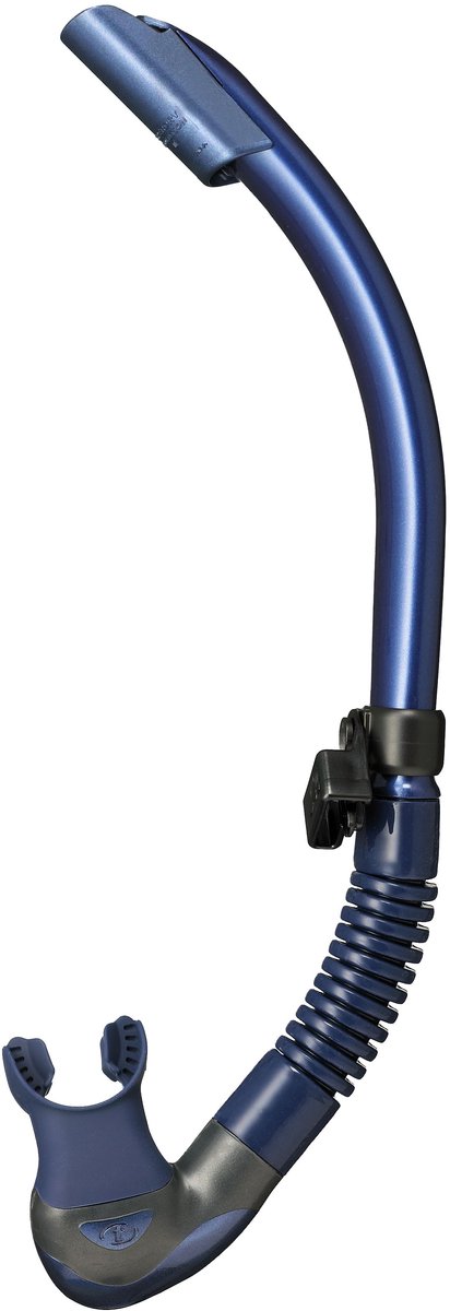 TUSA Platina II Hyperdry – Premium snorkel met Hyperdry-systeem en hypoallergene siliconen mondstuk – Indigo/Zwart – SP-170QID ID