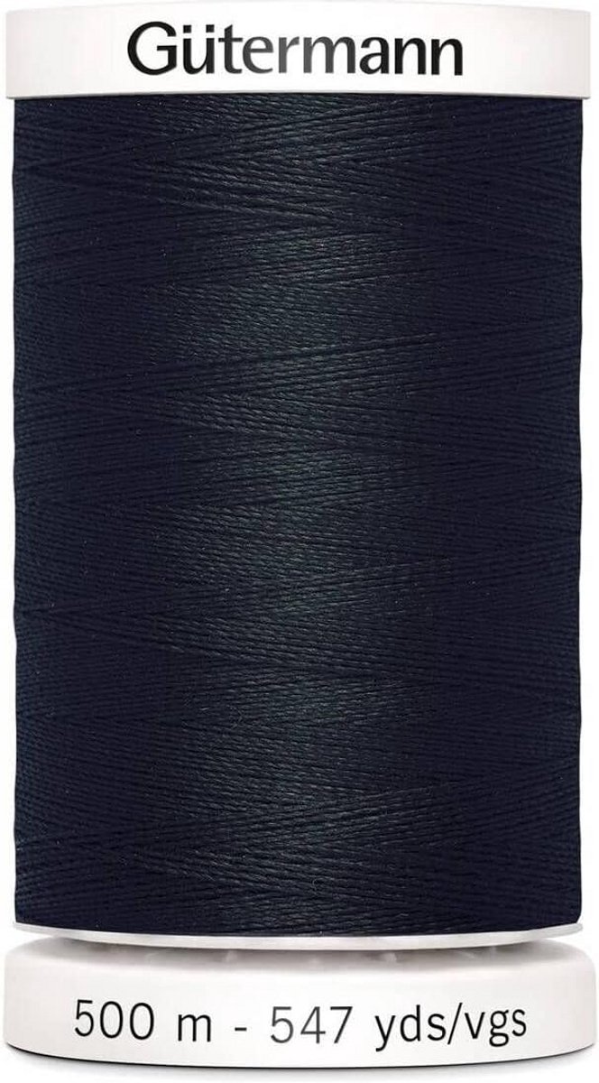 Polyester Naaigaren Zwart 500 m - Perfect voor Alle Stofsoorten