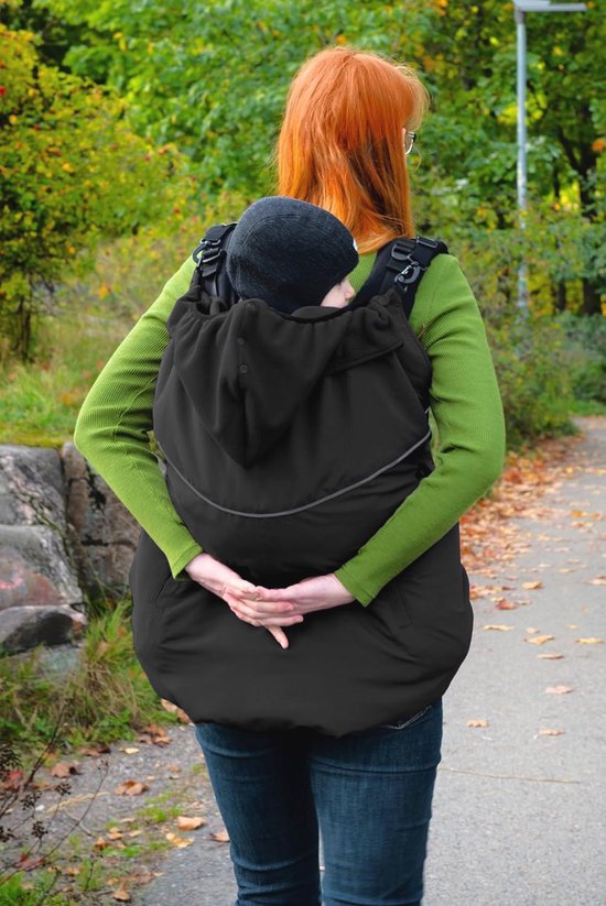 Babydraagtas Deluxe met Bescherming tegen Weerselementen — afbeelding 3