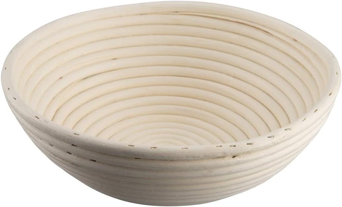 Ronde Rijsmand 27 cm - Natuurlijke Rotan Rijsmand voor Luchtig Zelfgemaakt Brood