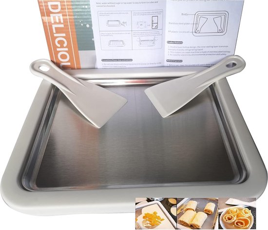 DIY Rolled Ice Cream Maker Set voor Kinderen en Ouders - Zonder Elektriciteit — afbeelding 5