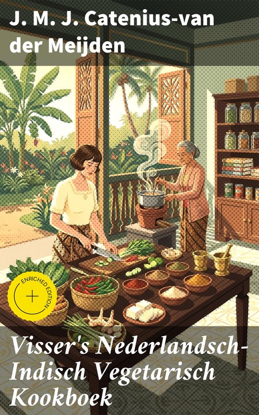 Visser's Nederlandsch-Indisch Vegetarisch Kookboek - cover