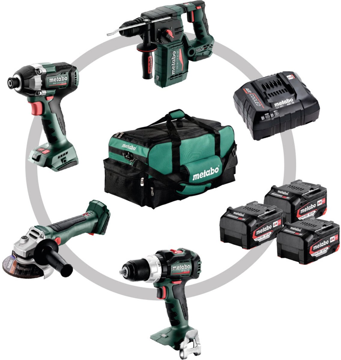 Metabo KIDLE 4.1.3 (172729) Combiset | 4 machines, 3 accu's en lader