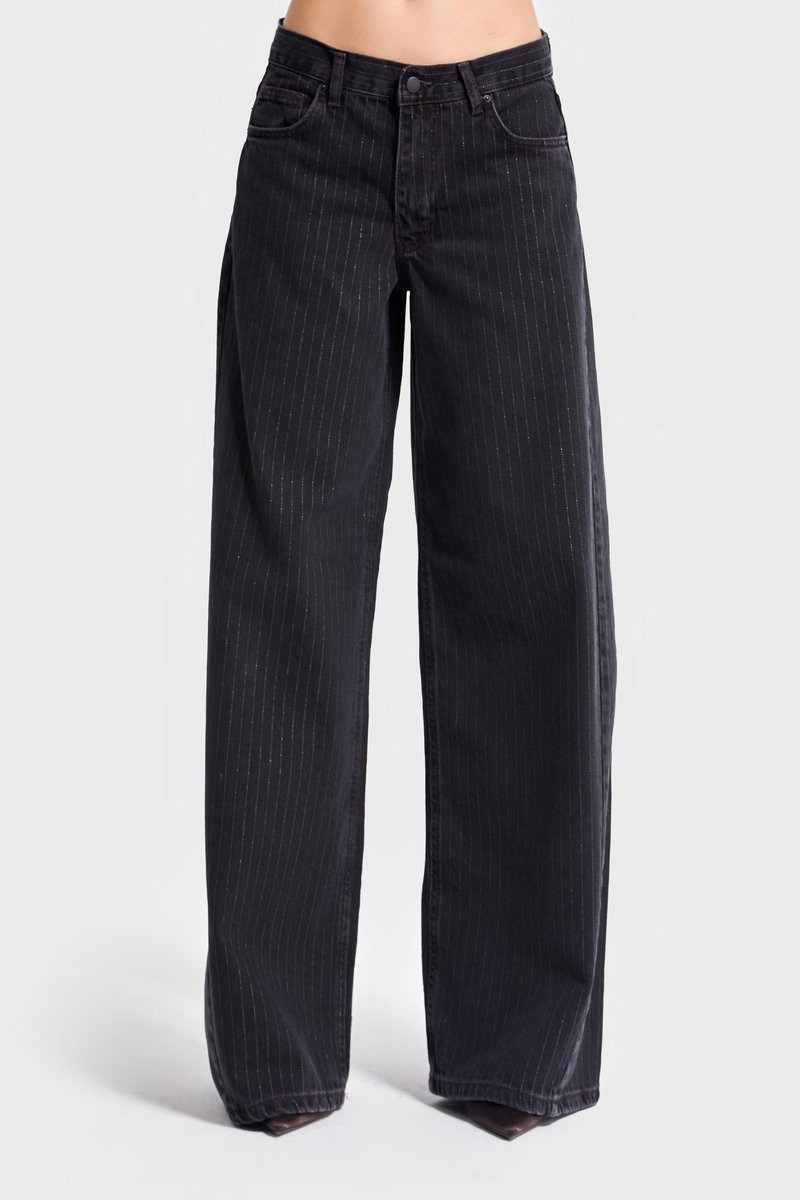 It's Basic - Wide Mid Rise Jeans