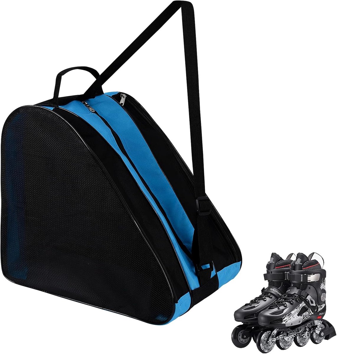 Unisex Roller Skating Tas met Verstelbare Schouderriem voor Skates en Accessoires