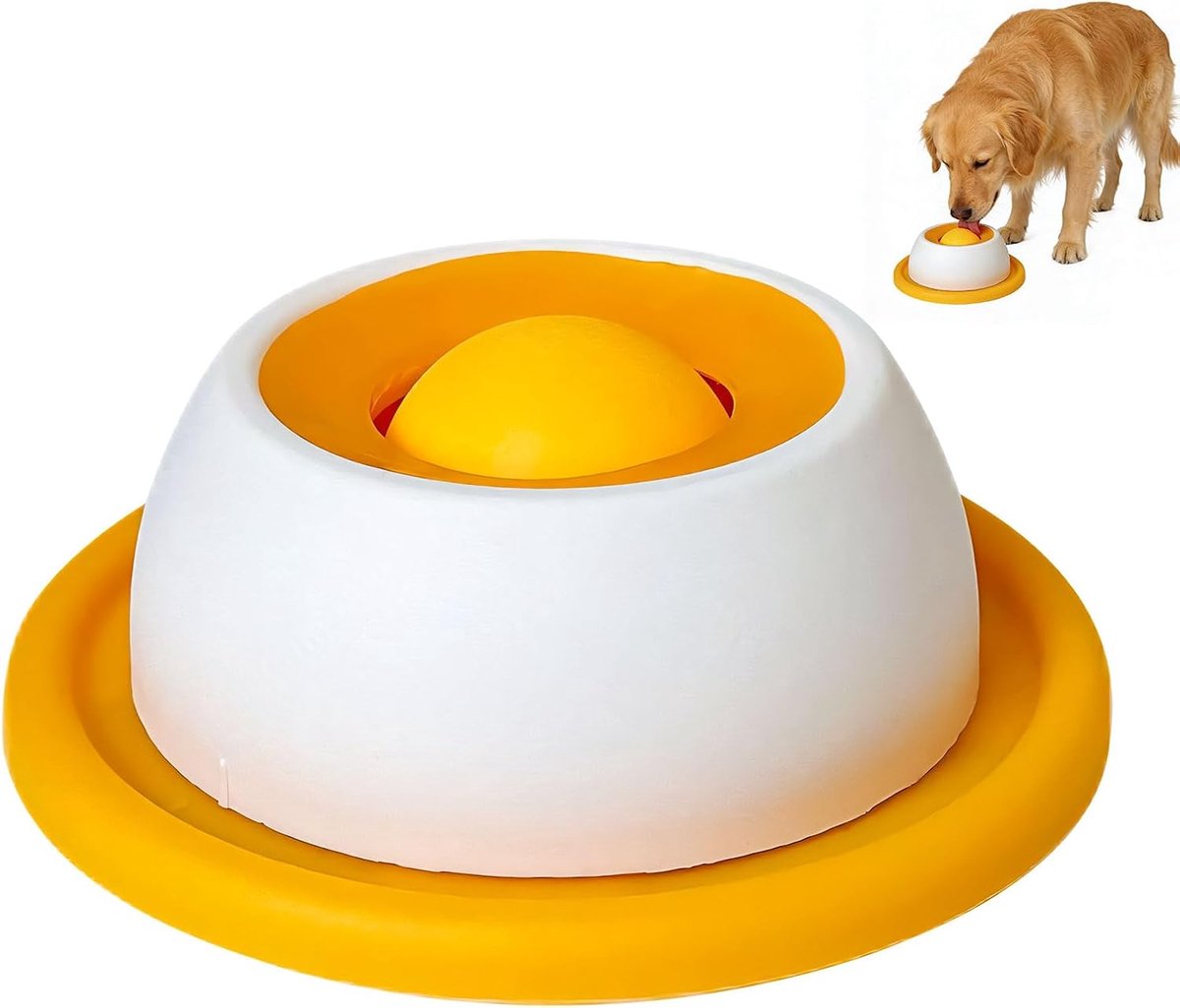 Ufdeoton Hondenspeeltje, lick-bowl voor honden, likbal voor