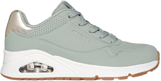 Baskets pour femmes Skecher Street UNO GOLDEN AIR pour femme 177094/SAGE