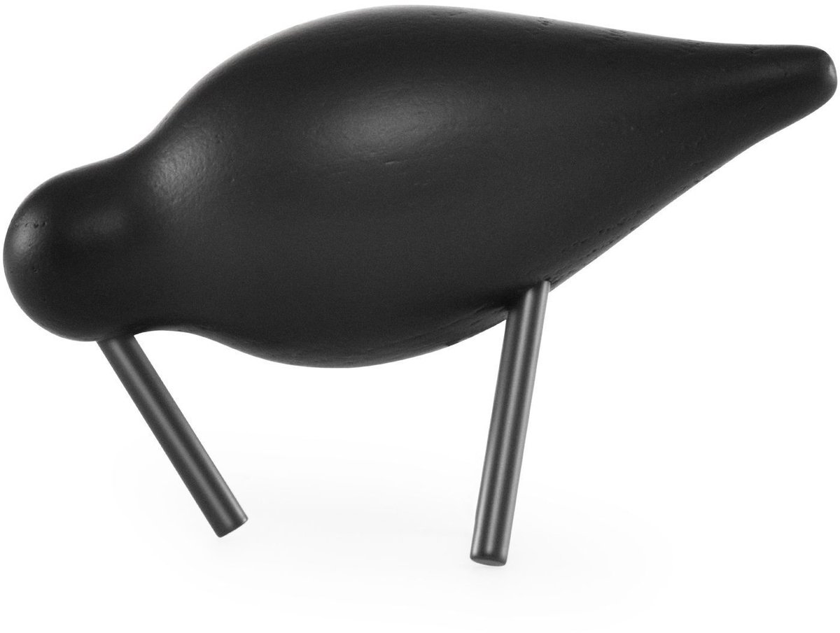 Shorebird Vogel Decoratie Small Black/black