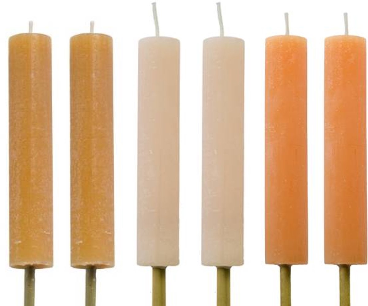 Cactula 6 Fakkel Kaarsen voor buiten Honey | Lengte 68 cm | 3,8 x 20 cm | 10 branduren