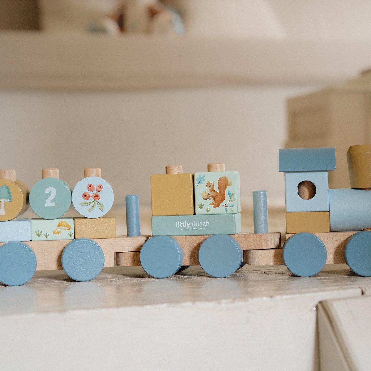Little Dutch Blokkentrein - Forest Friends FSC — afbeelding 7