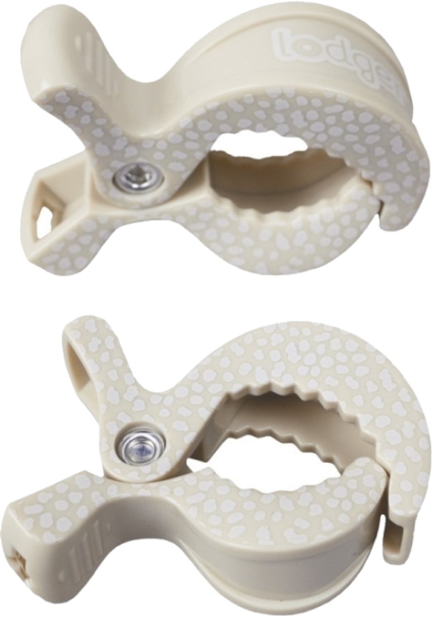 Lodger Swaddle Printed Clips - Dot - 2 Stuks - Birch