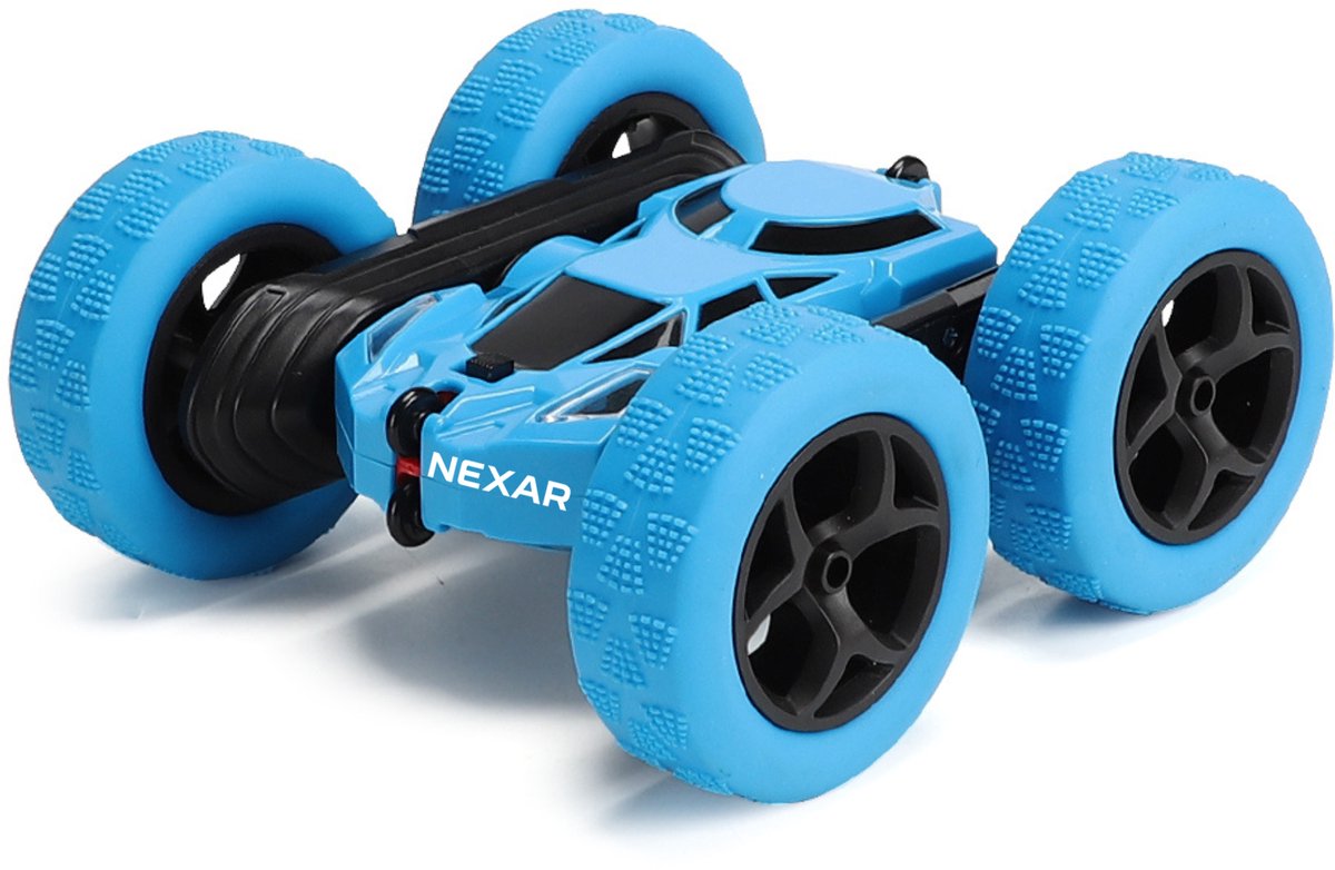 Nexar Bestuurbare Auto voor Jongens - RC Auto - Afstandsbestuurbare Stunt Auto - 360° Flip - LED Verlichting - Speelgoed voor Binnen & Buiten — afbeelding 13