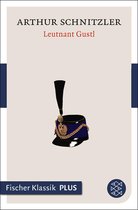 Boek "Leutnant Gustl" door Arthur Schnitzler met een afbeelding van een militaire hoed.