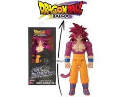 Bandai - Dragon Ball Daima Super Saiyan 4 Goku - Figurine Limit Breaker 30 cm Goku SSJ4 - Dragon Ball Daima sous licence officielle - Grande figurine d'action Idée cadeau - Jouet Enfants 4+ - 40903