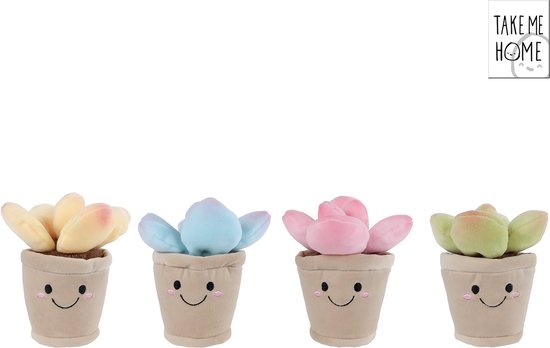 Van Manen plant knuffel pluche 13cm - schattig speelgoed cadeau.