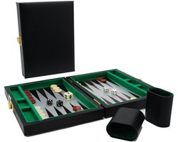 Hot Games Backgammon Koffer Magnetisch Zwart spelregels