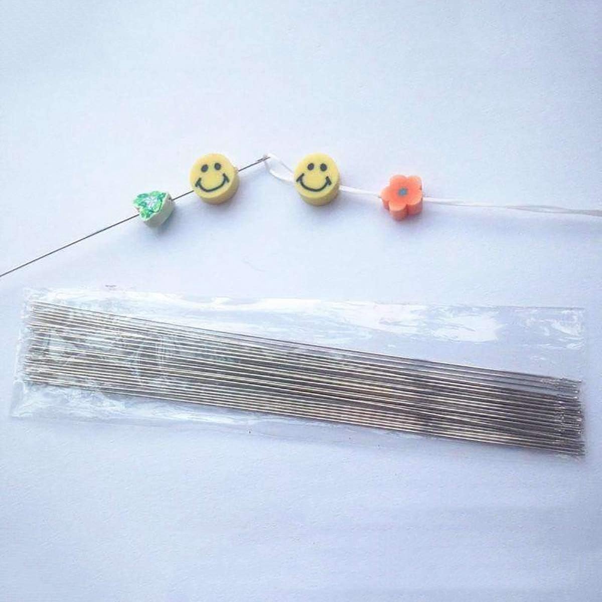 Famanu – eye kralennaalden set 10 stuks met opbergfles
