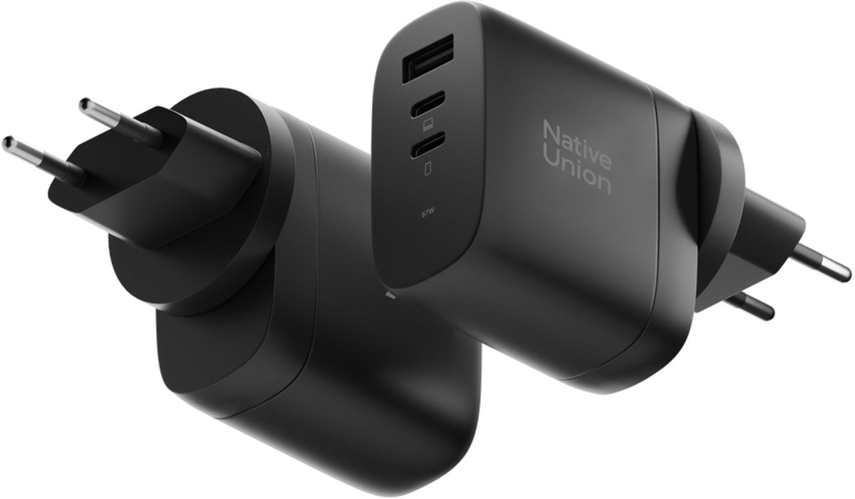Native Union Snellader 67W ZWART 100 - 240V