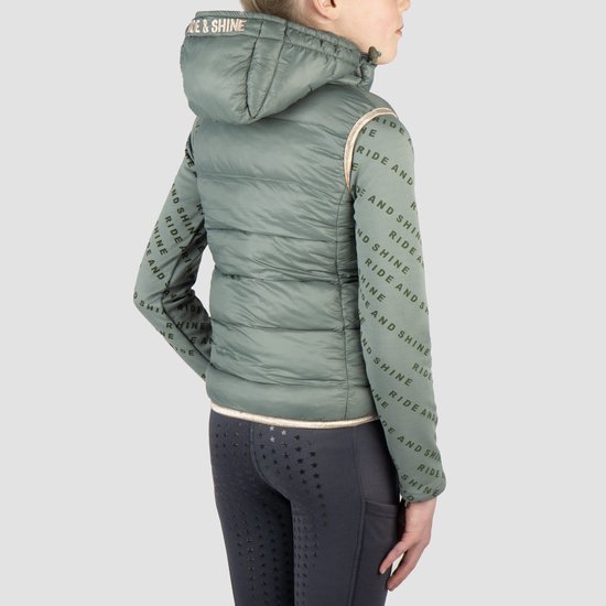Gilet sans manches Red Horse Rai Kids vert Hunter - 152