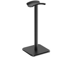 Koptelefoon Houder - Headset Stand - Aluminium - Koptelefoon Haak - Headset Houder - Universele - Voor Op Je Bureau - 100x100x245mm - Zwart