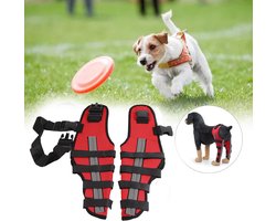 Sander Shop Hond Brace Achterbeen, met Reflecterende Strips Hond Kniebrace voor Gescheurde ACL, Elastische Veilig Shockproof Huisdier Kniebeschermers voor K9 CCL Luxating Patella (S)