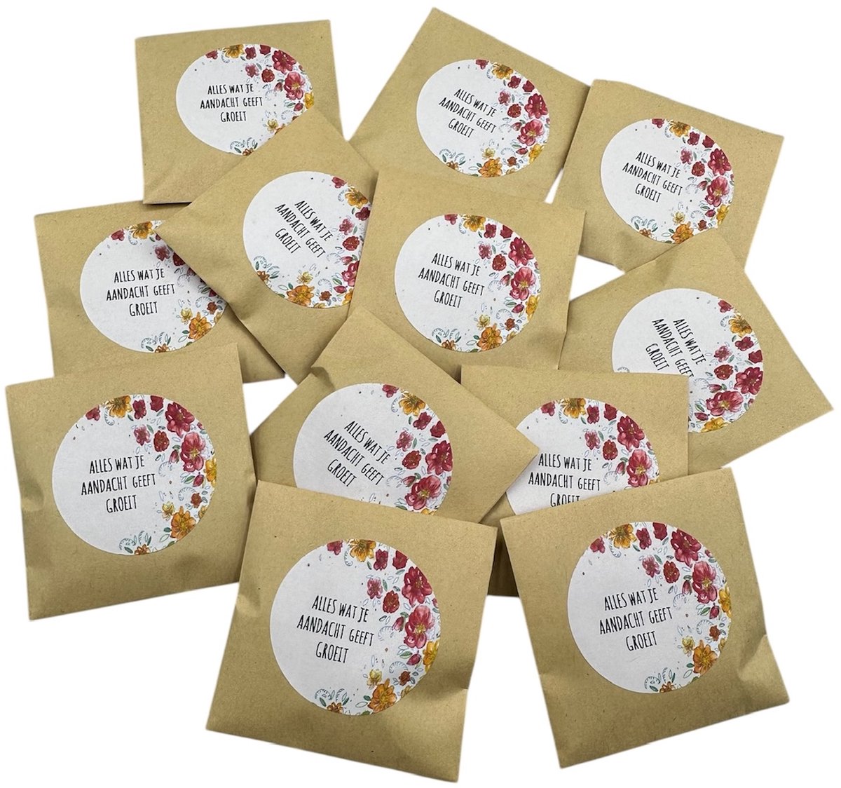 25 zakjes biologische zonnebloemzaden, Alles wat je aandacht geeft groeit,mini zadenzakjes, uitdeel ,kleine zaden zakjes,weggeef zaden zakjes,bloemenzaad weggeven, mini zaden zakjes,zonnebloemen,weggeef zadenzakjes,bloemen,,attentie,green gift,