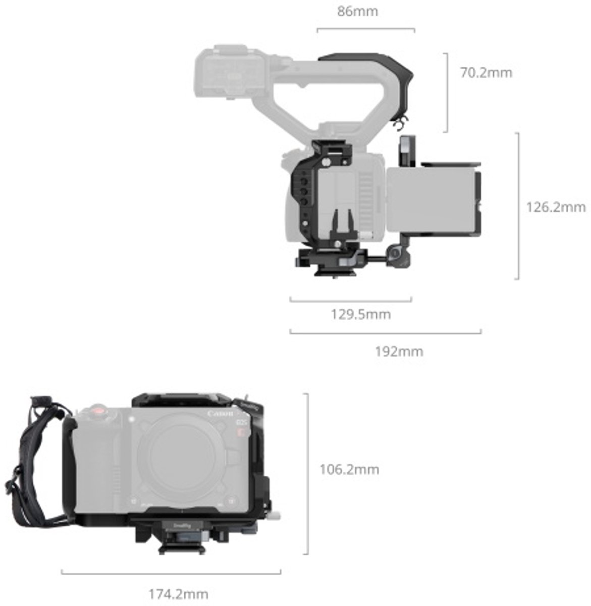 SmallRig 5658 Cage Kit For Canon EOS C50 (Advanced Edition)