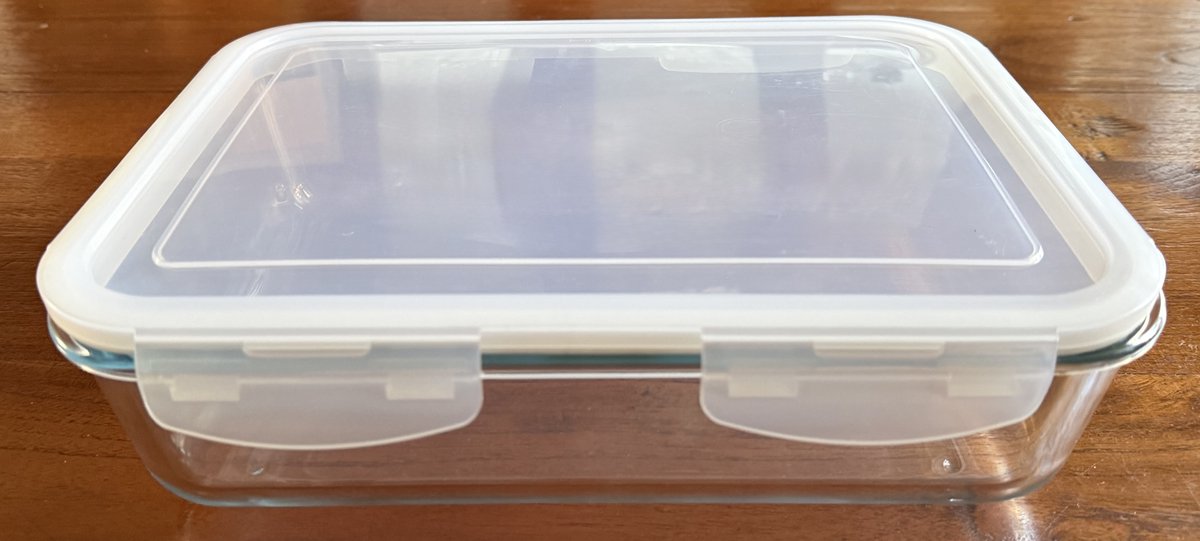 Rechthoekige voedselcontainer 3.3L 31x23x9cm