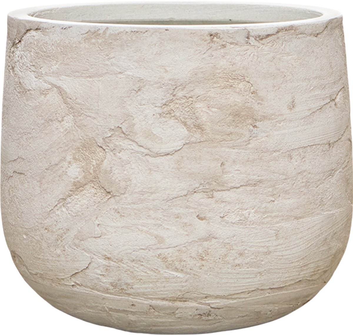 Baq Algar Sierpot - Crème-Beige - D 34cm H 29cm - Opening 27cm - Voor binnen en buiten