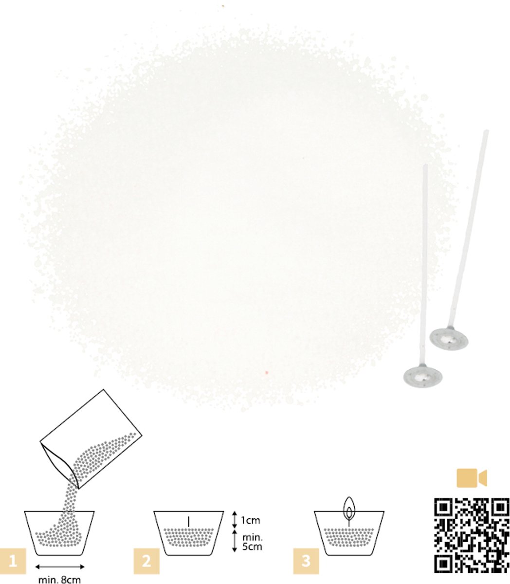 Witte kaarsenzand 250 gr - Artemio