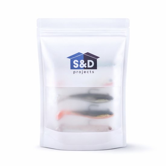 S&D | Set Softbait Jig / Shad – 5 pièces – 9 cm / 12,5 g – Tête plombée avec hameçon – Leurres Leurres des carnassiers Sandre, Brochet et Perche