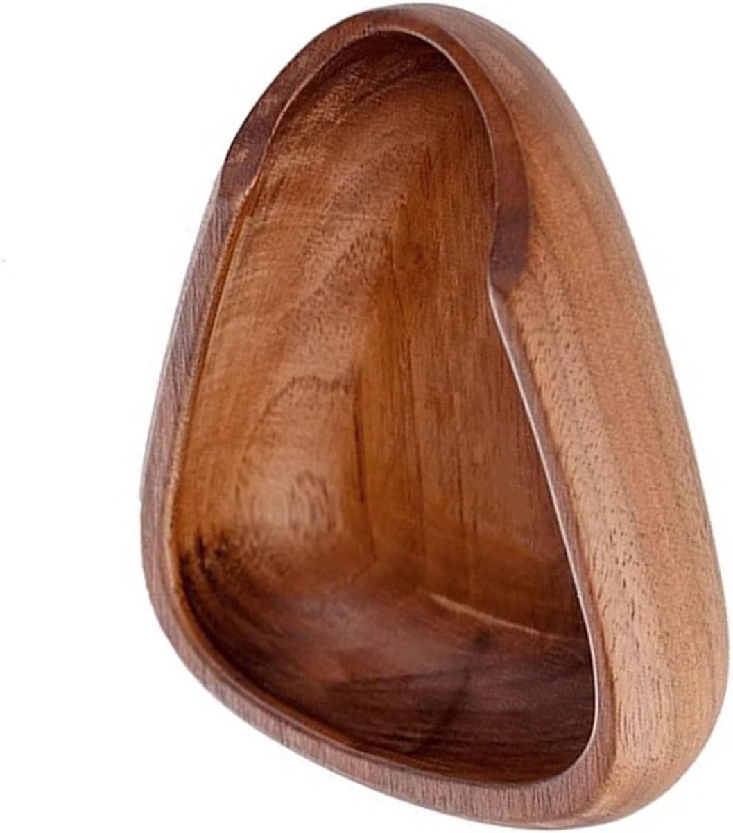 Daity Een koffiebonenhouder van walnotenhout - een multifunctionele houten opberglade voor kopjes - een koffiedienblad voor dagelijks gebruik (bruin).