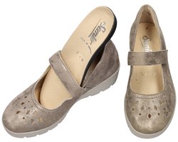 Semler -Dames - goud - ballerina's & mocassins - maat 34.5