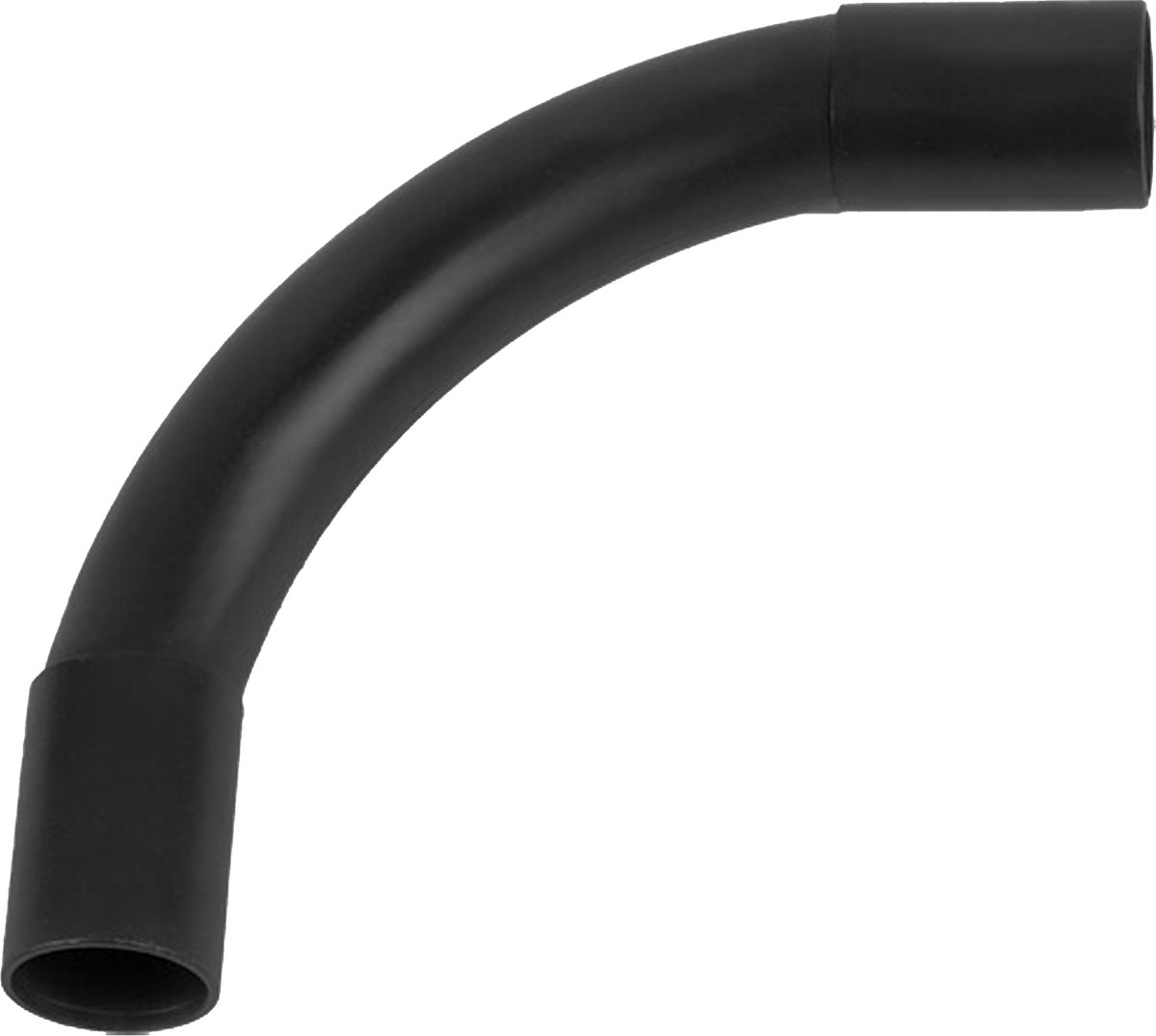 Pipelife bocht - 3/4 - 19 mm - PVC - zwart