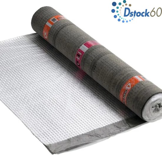 Bitumen Op Rol Bitumen Dekvloer Aluminium Rol 5m x 1m voor Dak en Schuur | bol