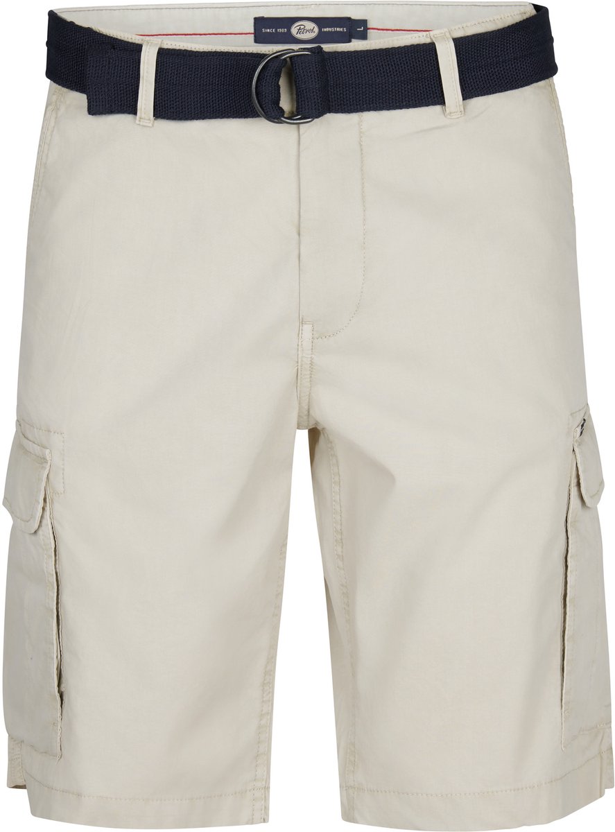 Petrol Industries - Heren Twill shorts Overdrive - Wit - Maat S