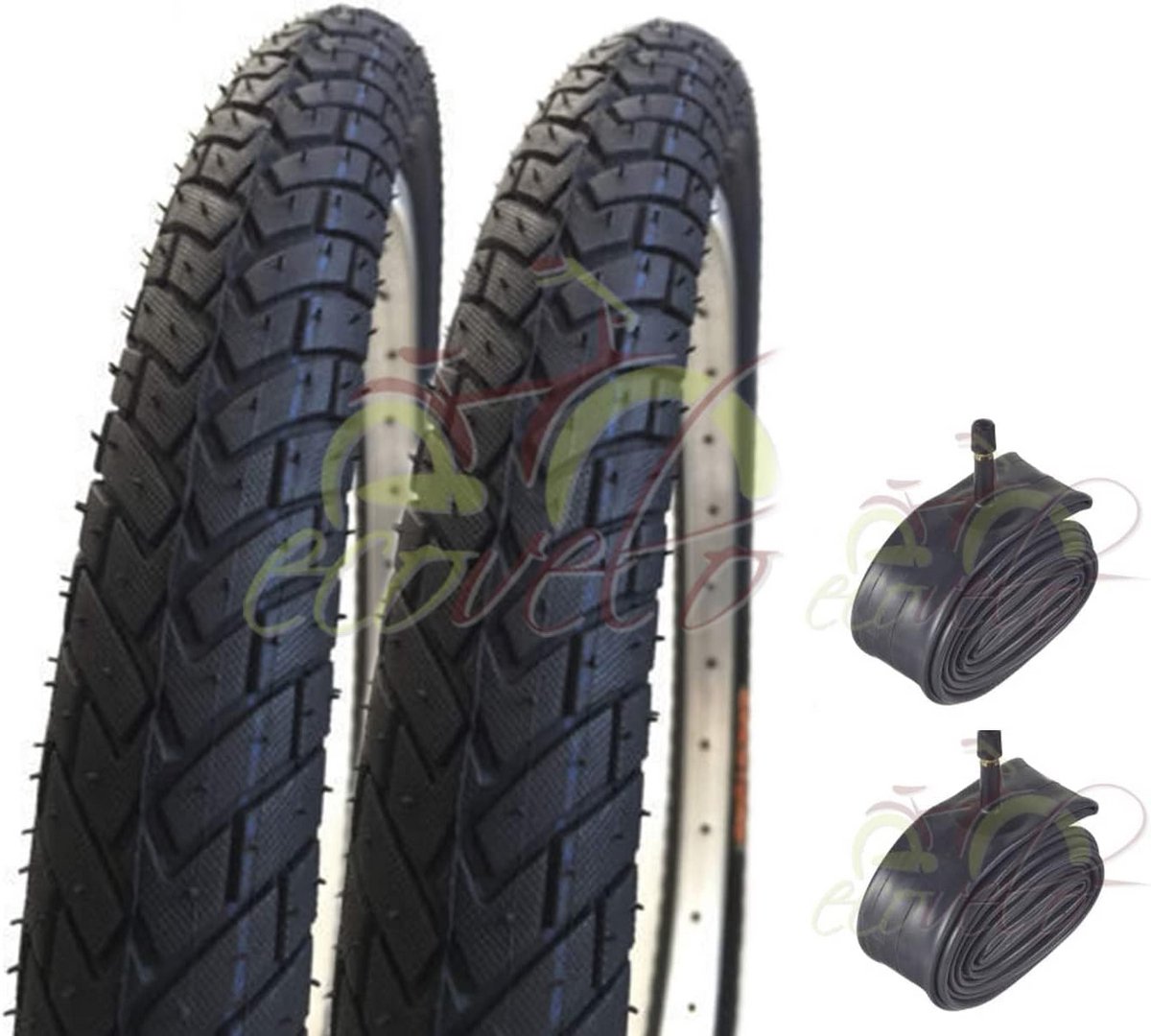 Set van 2 Fietsbanden 20 x 1.95 (50-406) met Amerikaans Ventiel voor BMX en Freestyle Fietsen