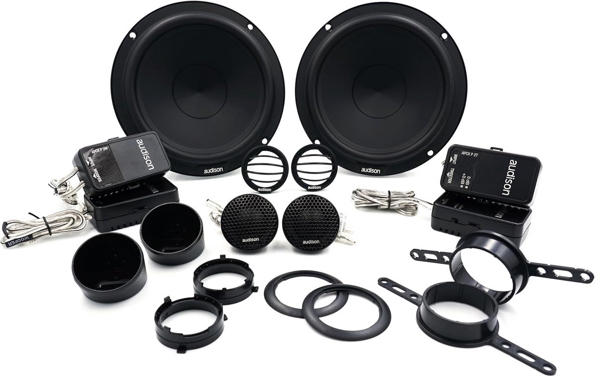 165mm 2-weg Composet Auto Speakersysteem 345W Krachtige Audio