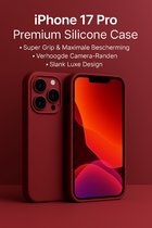 Housse en Silicone Premium iPhone 17 Pro – Coque Antichoc avec Super Grip – Bords Caméra Surélevés – Protection Mince et Luxe