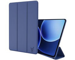 Hoes geschikt voor Xiaomi Redmi Pad 7 / 8 / 7 Pro / 8 Pro – Smart Cover met Tri-Fold Stand – Schokbestendig – Auto Wake/Sleep – TPU Backcase – Blauw