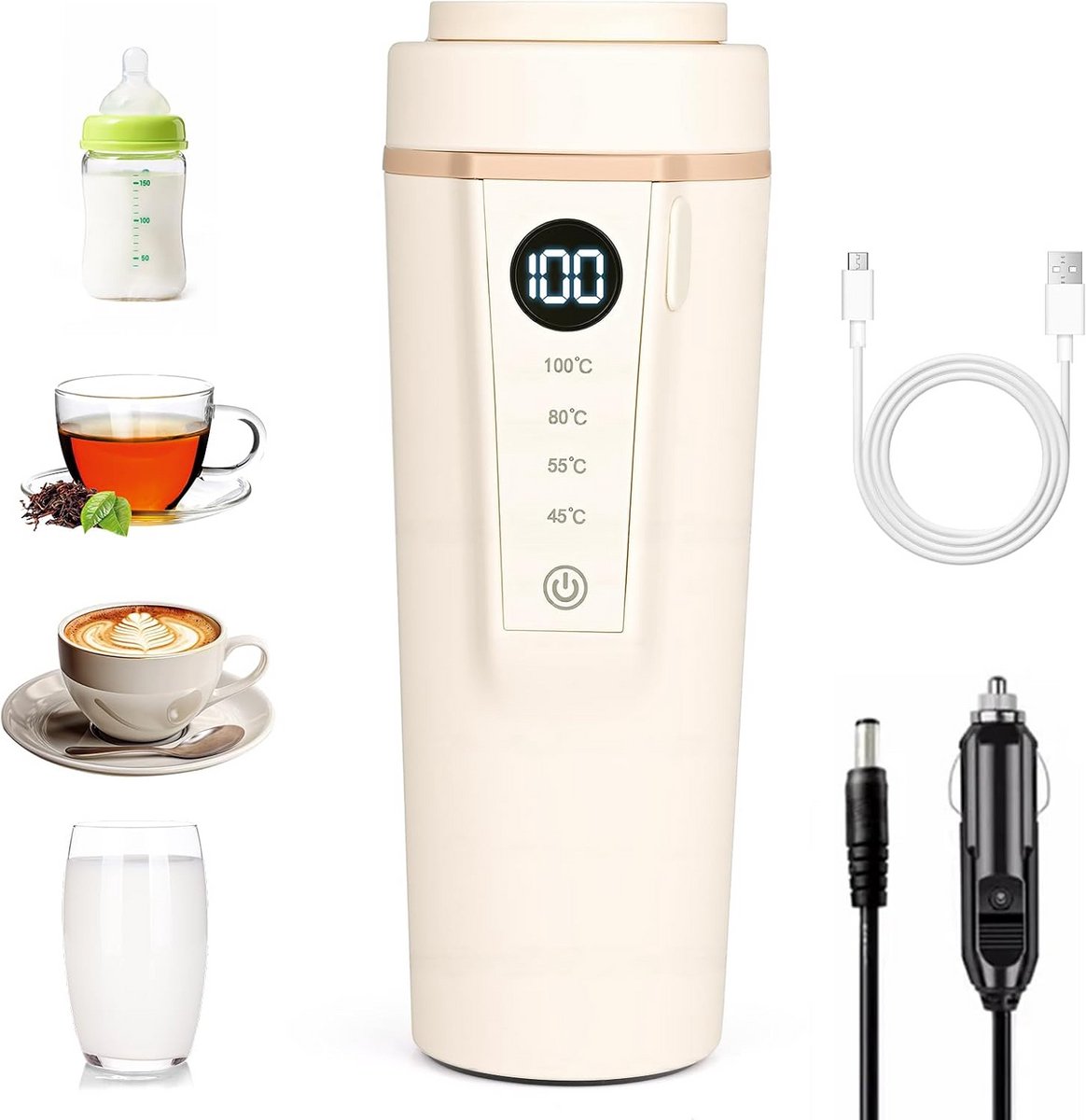 Kleine Elektrische Reis Waterkoker 500 ML Compact