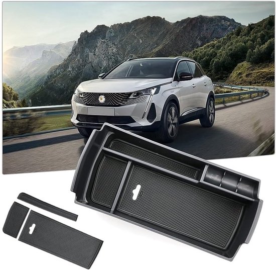 CRTATE Tapis Protection Siège Arrière Voiture Peugeot 3008 5008 508 C5 Aircross DS7 - Imperméable Kick Mat