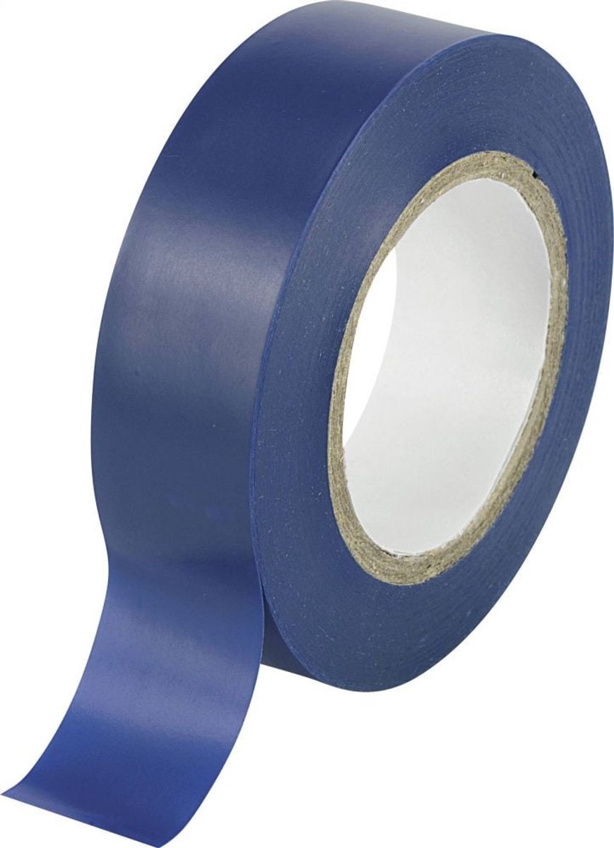 Elektrawebshop Elektrische isolatietape Blauw 10 meter - 233102