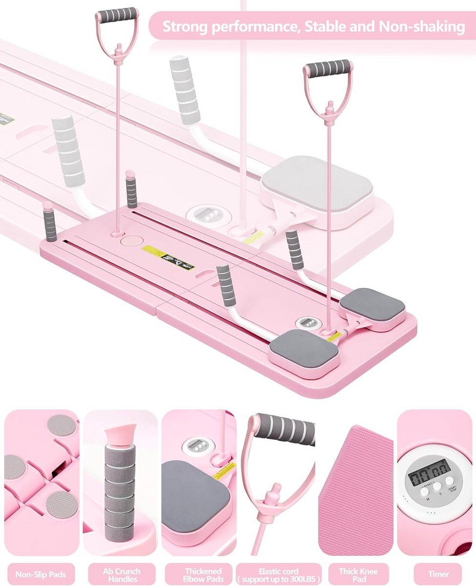 Draagbaar Pilates Reformer Board voor - afbeelding 3